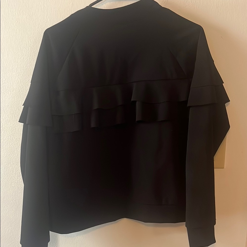 Black Ruffled Jacket - Picture 4 of 4